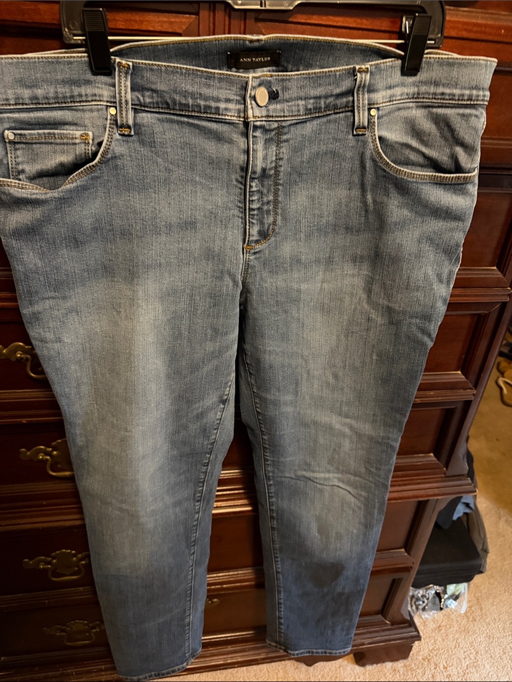 Ann Taylor Light Blue Relaxed Silm Leg Jeans